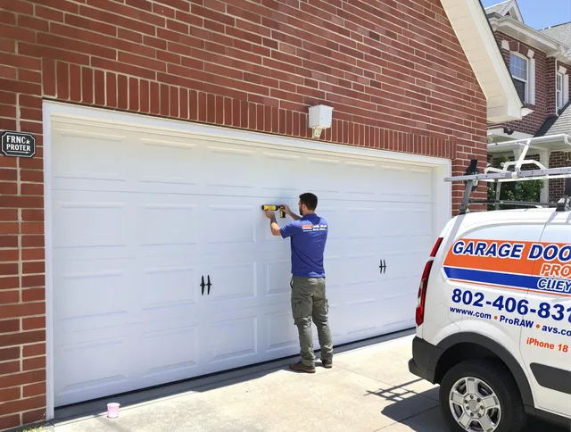 Local garage door repair service by Matthews Garage Door Repair in Matthews